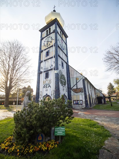 Parish Church of St. Barbara by Friedensreich Hundertwasser