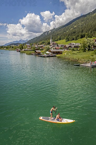 Glacial lake Weissensee