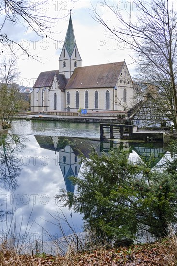 The monastery church of the former Benedictine monastery of Blaubeuren