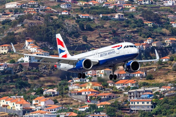 A British Airways Airbus A320neo aircraft