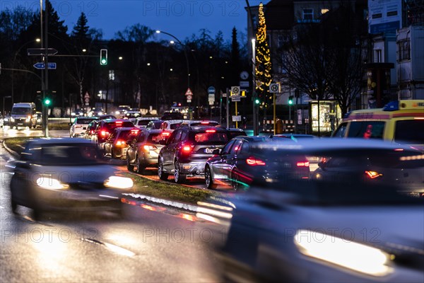 Rush hour traffic in Berlin