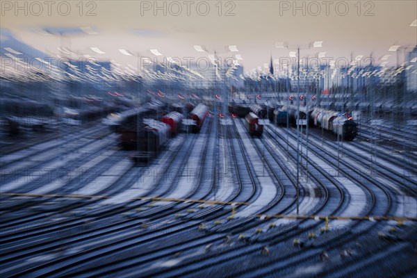 View of the freight station Halle