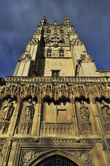 Canterbury Cathedral in stormy weather