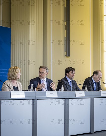 Press conference after the meeting of the Stability Council at the Federal Ministry of Finance with Christian Lindner