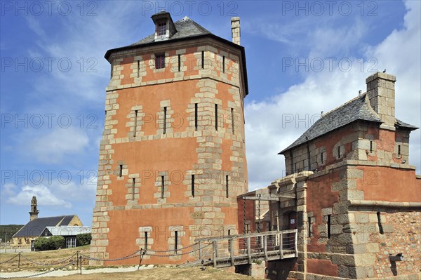 The fortification Tour Vauban in the harbour of Camaret-sur-Mer