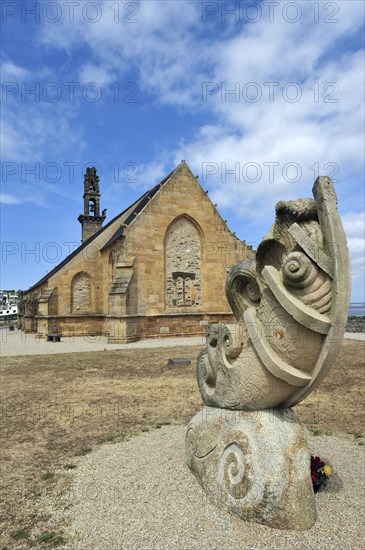 The chapel Notre-Dame de Rocamadour in the harbour of Camaret-sur-Mer