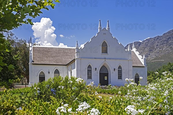 Dutch Reformed Church in Cape Dutch style at Franschhoek