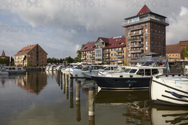 Houseboats in Neustrelitz