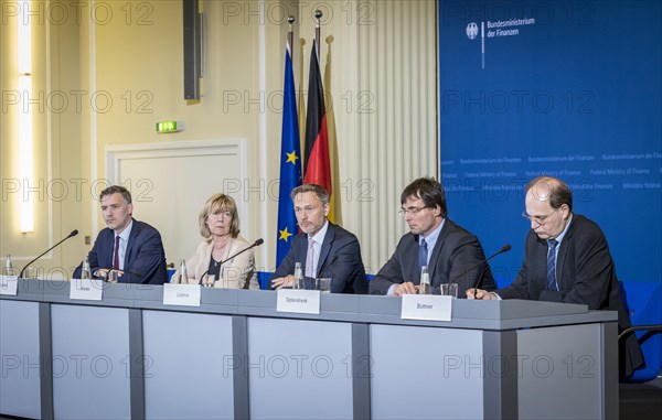 Press conference after the meeting of the Stability Council at the Federal Ministry of Finance with Christian Lindner