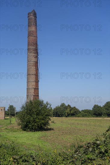 Chimney of the Sainte Colette brickworks near the crash site of the Red Baron