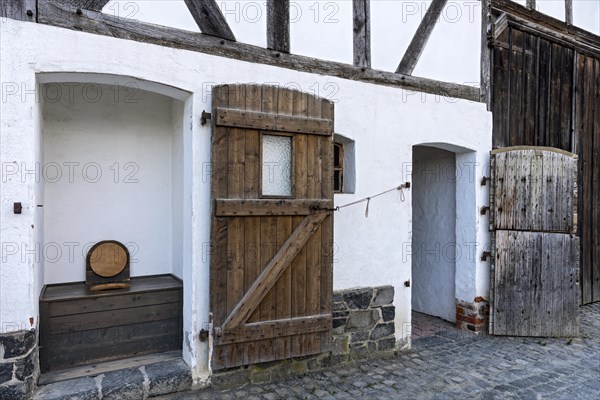 Wooden outhouse