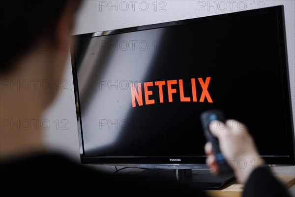 Symbolic photo: The logo of the streaming service Netflix can be seen on a television. Berlin