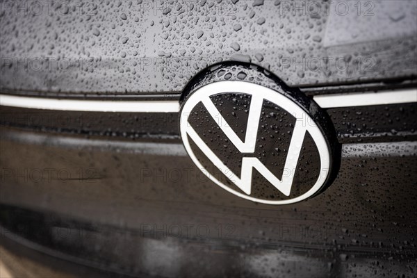 The logo of the car manufacturer Volkswagen