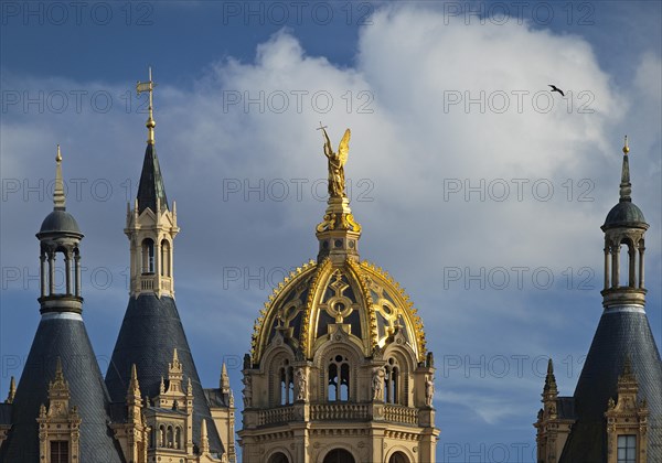 Gilded statue of the Archangel Michael