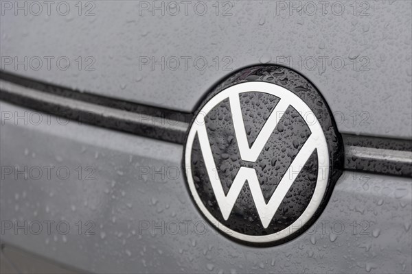 The logo of the car manufacturer Volkswagen