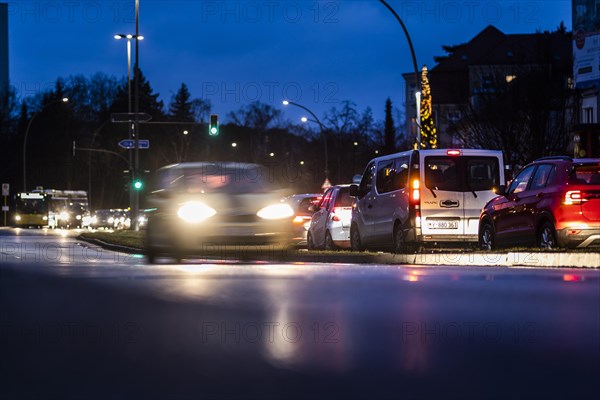 Rush hour traffic in Berlin