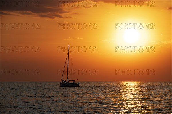 Sailboat in the sunset