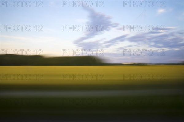 Long exposure from a moving train