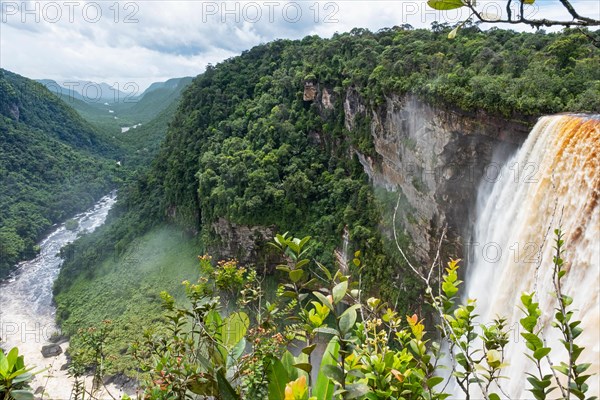 Kaieteur Falls on the Potaro River in the Kaieteur National Park