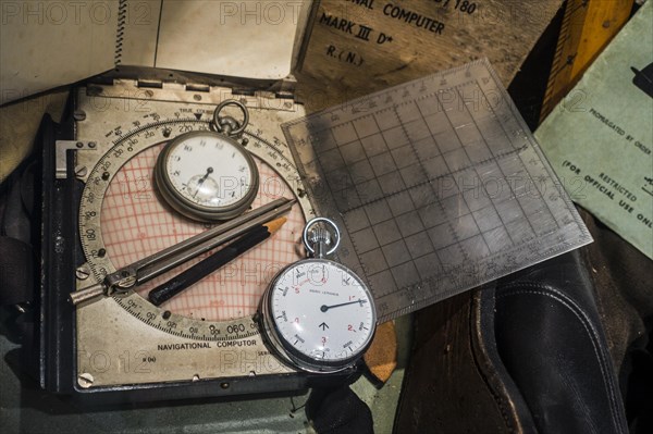 British WW2 navigational computer for calculating height corrections