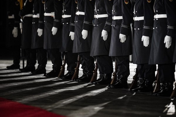 Soldiers from the Guard Battalion of the German Armed Forces