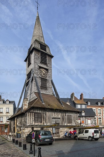 Wooden bell tower of the Church of Saint Catherine