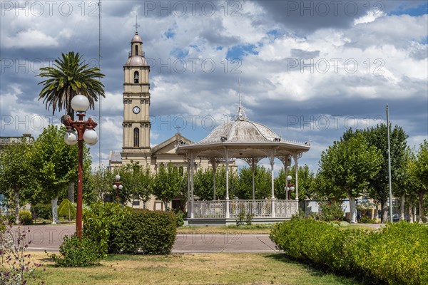 Church in the center of the Unesco site