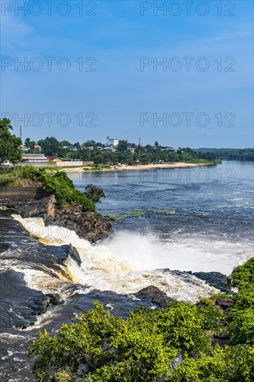 Rapids on the Tshopo river