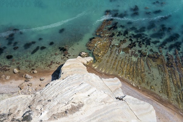 Chalk cliffs at Capo Bianco