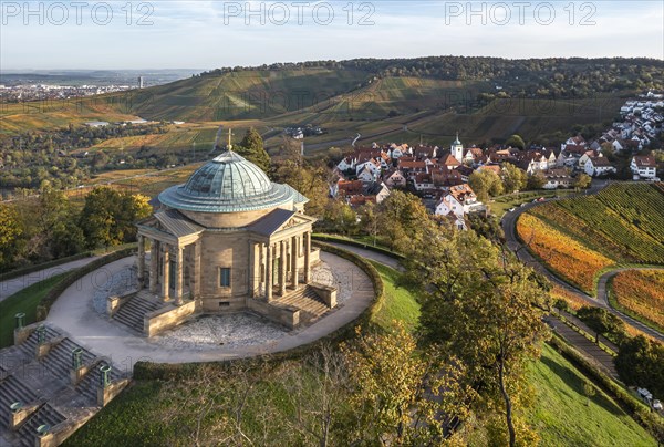 Burial chapel on the Wuerttemberg in the Rotenberg district