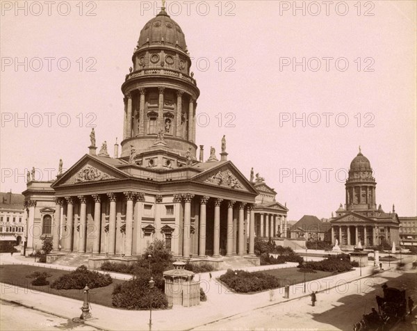 View of the Gendarmenmarkt in Berlin