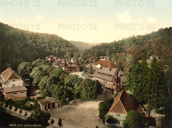 Alexisbad near Harzgerode in the Harz Mountains