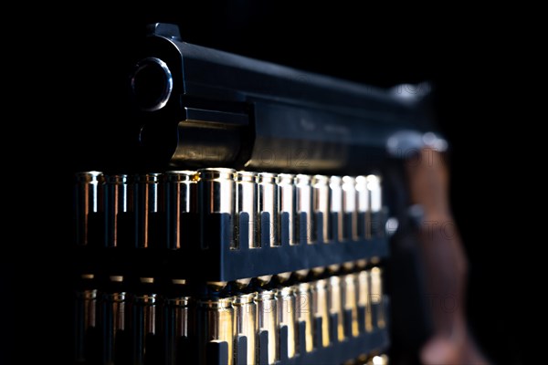 Elegant Semiautomatic 9mm Handgun