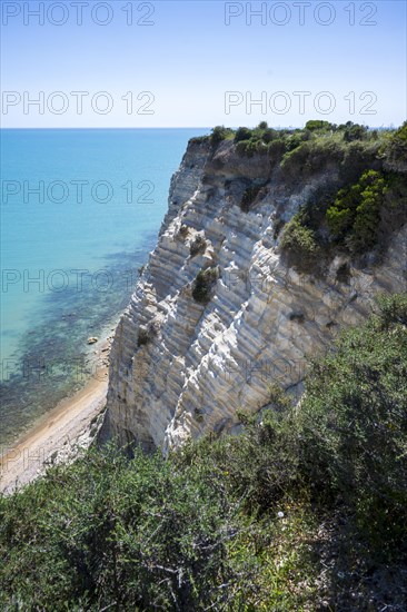 Chalk cliffs at Capo Bianco