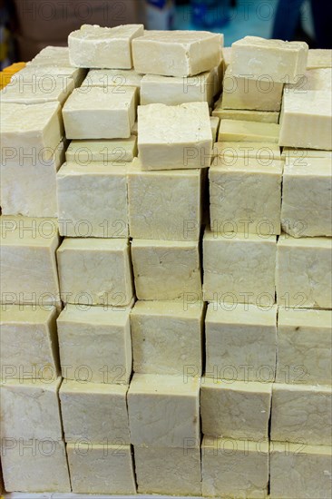 Collection of bars of fragrant hand made organic soap