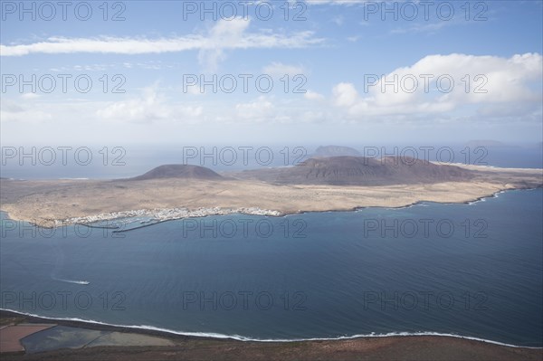 View of La Graciosa Island from Mirador del Rio