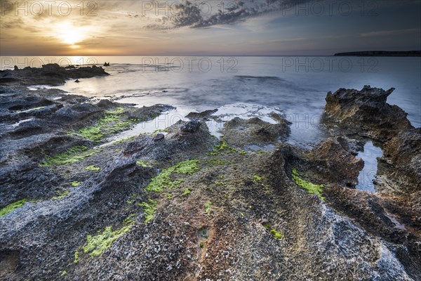 Sunset on the coast