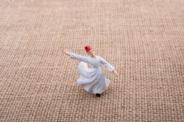 Sufi Dervish figurine model in small size in view