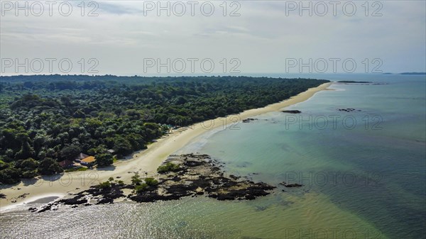 Aerial of Joao Viera island