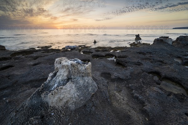 Sunset on the coast