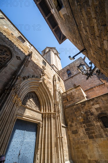 Entrance portal and tower