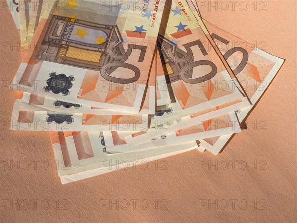 Fifty Euro notes