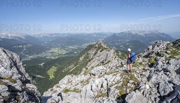 Mountaineer on the Hohe Goell