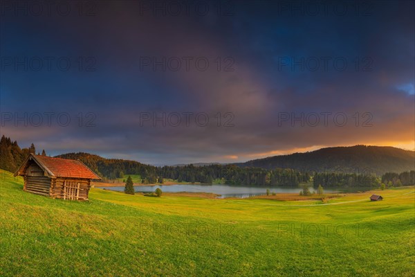 Sunset at Wagenbruechsee