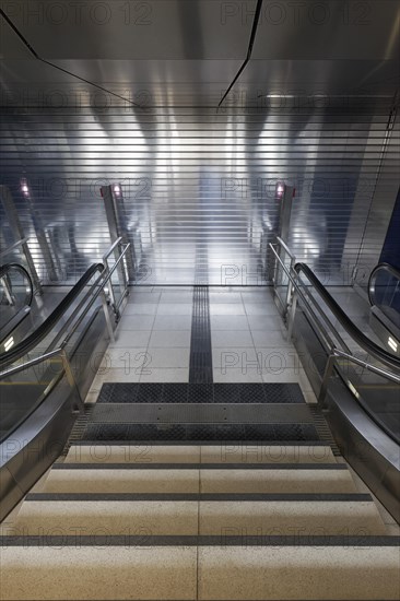 Closed underground station