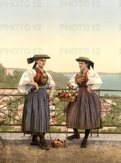 Traditional traditional costume from Vierlanden near Hamburg