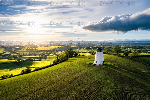 Devon windmill from a drone