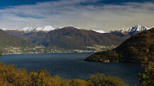 View from Cannobio to Ascona and Locarno