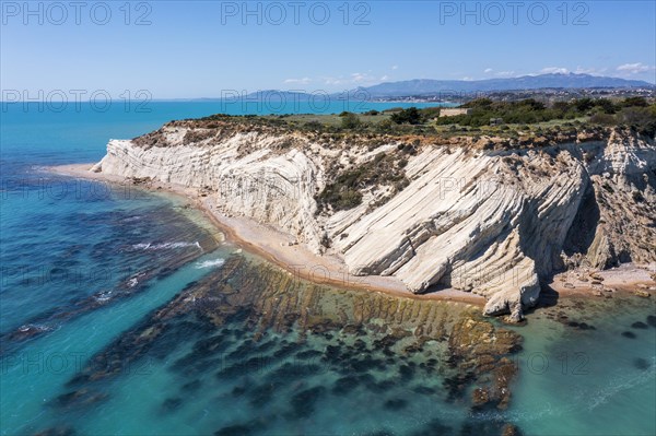 Chalk cliffs at Capo Bianco