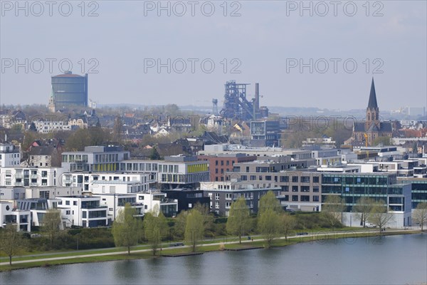 Modern residential buildings at Lake Phoenix